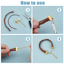 40шт 5-х цветный железный удлинитель цепи&nbsp;FIND-DC0005-80