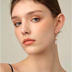 Латунь стекло кулоны PALLOY-FH00040