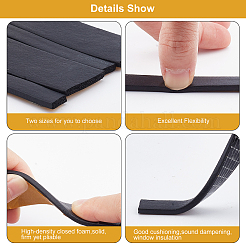 4 рулон 2 стилей резиновый самоклеящийся пенный уплотнитель epdm FIND-GA0001-97