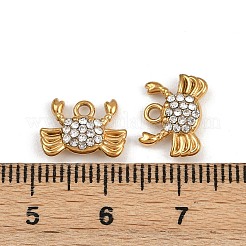 Подвески из нержавеющей стали 304 со стразами&nbsp;STAS-Z154-01G-02