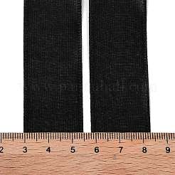 20ヤードのポリエステルリボン  ギフト包装用  ブラック  1インチ（25mm）  約20.00ヤード（18.29m）/ロール&nbsp;OCOR-Z005-02K