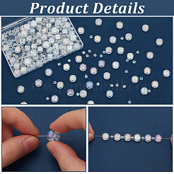 Гальванизированная стеклянная бусина&nbsp;GLAA-PH0003-64B