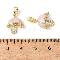 Латунные микро проложить кубического циркония подвески&nbsp;KK-A290-05G-02