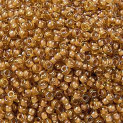 MIYUKIラウンドロカイユビーズ  日本製シードビーズ  （rr3733)  8/0  3mm  穴：1mm  約2111~2277個/50g&nbsp;SEED-X0055-RR3733