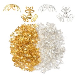 50 г двухцветные железные колпачки для бусин&nbsp;IFIN-YW0003-96