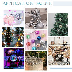 50 шт. рождественский пенопластовый диско-шар DIY-OC0013-11B