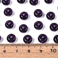 Стеклянные бусины прозрачных цветов&nbsp;SEED-N007-39B-04