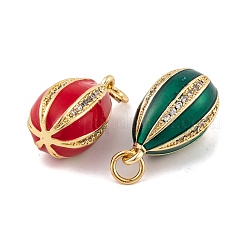 Латунные микро проложить кубического циркония подвески KK-E112-19G