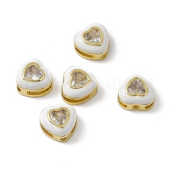 Стойки обшивки латунь кубического циркония бусы KK-C007-16G