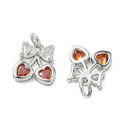 Shegrace Messing-Anhänger mit Mikropavé-Fassung aus Zirkonia&nbsp;XGRQ3D971-492P