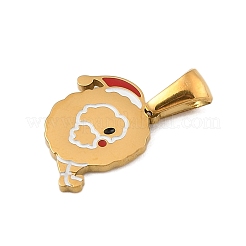 Подвески из нержавеющей стали 304 на рождественскую тематику STAS-R007-01Q-G