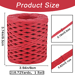 Лента из бумаги рафия длиной 200 м. OCOR-WH20003-02C