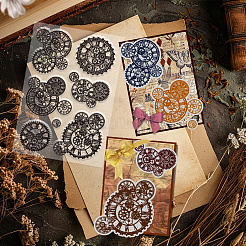 Прозрачные штампы из ПВХ с летней тематикой DIY-WH0631-0422