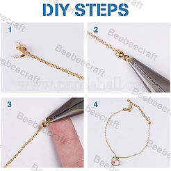 20 шт. 925 наконечника для бусин из стерлингового серебра STER-BBC0006-30G