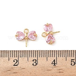 Латунный микро-паве кубический цирконий KK-L250-07G