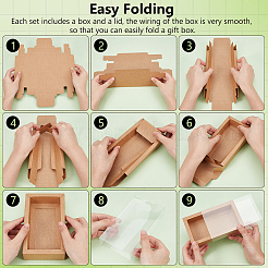 30 шт. подарочные ящики для хранения бумаги&nbsp;CON-BC0007-73A