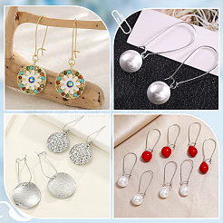 50 шт. латунные серьги-кольца&nbsp;KK-BBC0015-46A