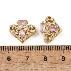 Многожильные звенья из латуни с паве из кубического циркония ZIRC-F145-09G-02