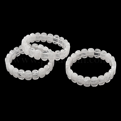 Bracelets extensibles en perles de cristal de quartz naturel pour femmes et hommes&nbsp;BJEW-D461-02H