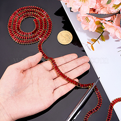 1м латунные цепочки со стразами CHC-PH0001-27B