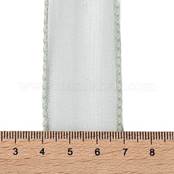 蝶結び用のフィッシュテールヤーンの虹色リボン  ギフト包装  ダークシーグリーン  1-5/8インチ（40mm）  約9.84ヤード（9m）/ロール&nbsp;OCOR-B004-03A-04