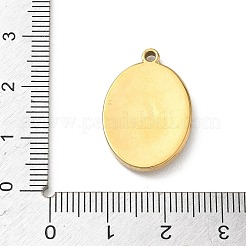 Bedruckte religiöse Anhänger aus Edelstahl 304&nbsp;STAS-G387-03G-12