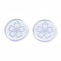 Прозрачные смоляные подвески&nbsp;RESI-N030-004D