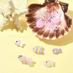 14шт. 7-х цветные стеклянные бусины LAMP-FS0001-60