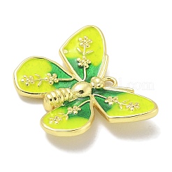 Подвески из латуни с эмалью в стойку&nbsp;KK-L224-041G