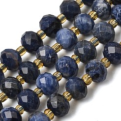 Natur Sodalith Perlen Stränge&nbsp;G-D105-B09-01