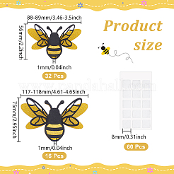 Нашивки на одежду из полиэстера PATC-WH0022-45