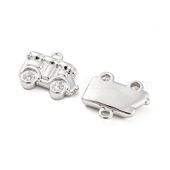 Pendentifs avec zircon cubiques à micro-pavés en laiton&nbsp;KK-E090-17P