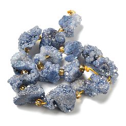 Гальванические натуральный druzy шарики агата стренг G-G289-02C