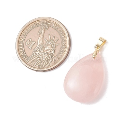 Природного розового кварца подвески&nbsp;PALLOY-JF04954