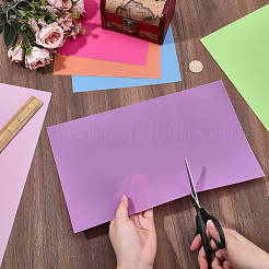 6 pieza de tela de imitación de cuero de 6 colores&nbsp;DIY-CL0001-90