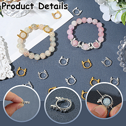 90 шт. рамка из 3-х цветных бусин в тибетском стиле&nbsp;FIND-SC0017-80