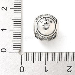 Латунные прозрачные фианиты европейские бусины&nbsp;LS-FIND-M049-01AS-12