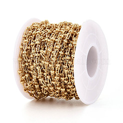 Латунные плоские круглые цепи с прямоугольными звеньями&nbsp;CHC-T018-53G