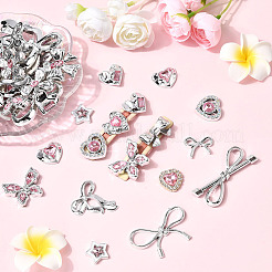 72 шт. 18 стиля кабошонов из смоляных стразов&nbsp;FIND-SP0004-44