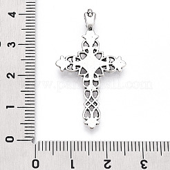 Крест сплава тибетский стиль готические подвески&nbsp;LS-X-TIBEP-371-AS-LF
