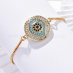 Регулируемые латунные браслеты BJEW-P196-05G