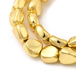 Стеклянные бусины с гальваническим покрытием  EGLA-F166-06