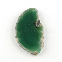 Окрашенные смешанная форма естественный агата Gemstone большие подвески&nbsp;G-R300-09