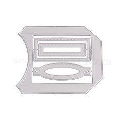 Наклейка рамка из углеродистой стали умирает трафареты&nbsp;DIY-F032-07