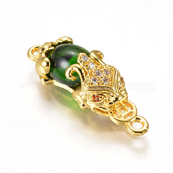 Золотистые соединители из латуни&nbsp;KK-L170-A