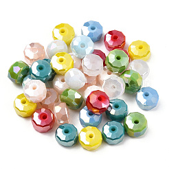 Бусины непрозрачные гальванические&nbsp;EGLA-YWC0001-8mm-03