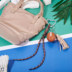 1 шт. хлопковые плетеные подвесные украшения&nbsp;AJEW-TA0002-56C