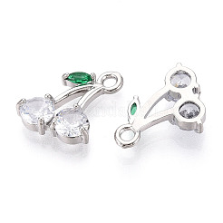 Латунные микро проложить кубического циркония подвески&nbsp;KK-T074-70P-01