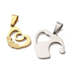 201 pendentifs fendus en acier inoxydable&nbsp;STAS-F368-06GP