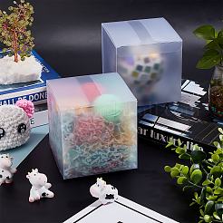 Прозрачные пластиковые коробки CON-WH0092-09B